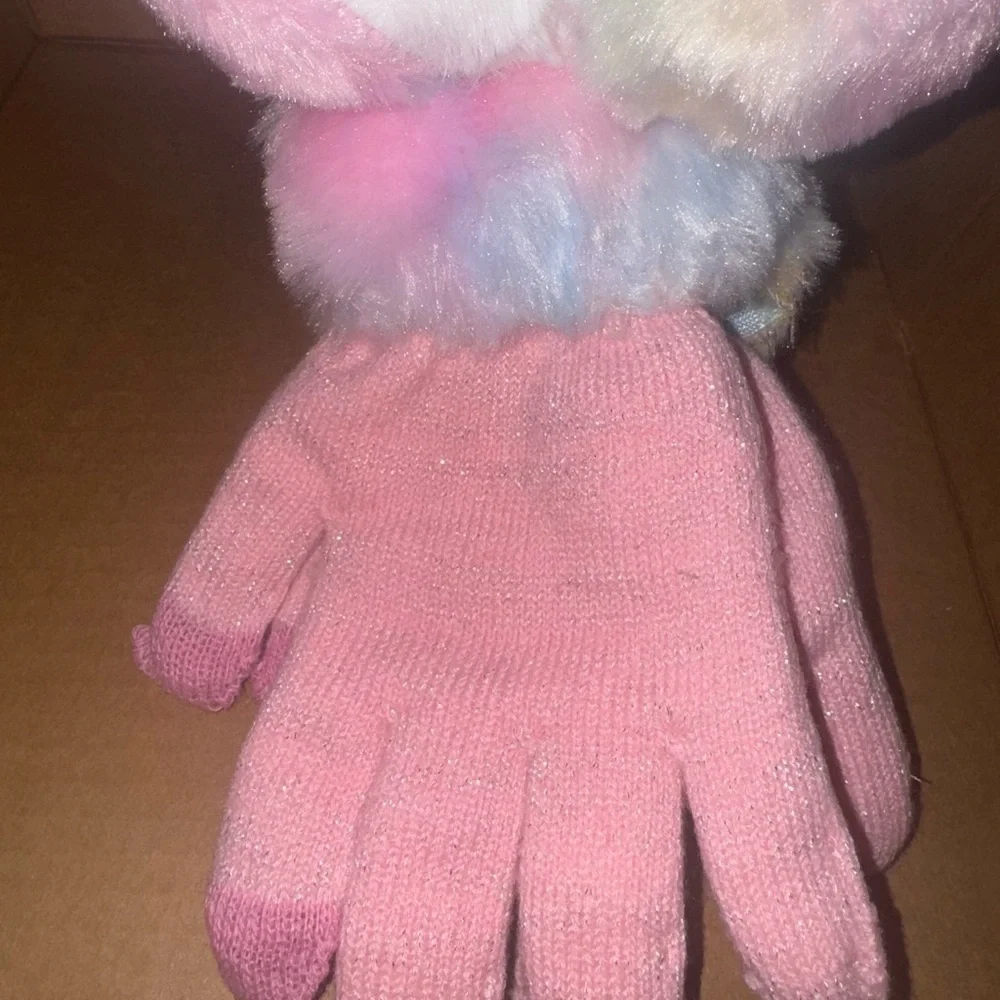 Wonder Nation Pink Mittens Cozy Accessories
